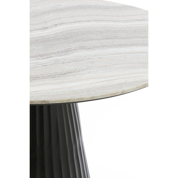 Masă de dining rotundă cu blat din marmură ø 100 cm Rianne – Light & Living-image-2