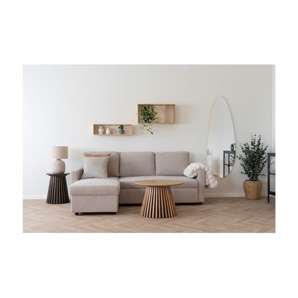 Pătură crem din blană artificială 130x180 cm Galena – House Nordic-image-2