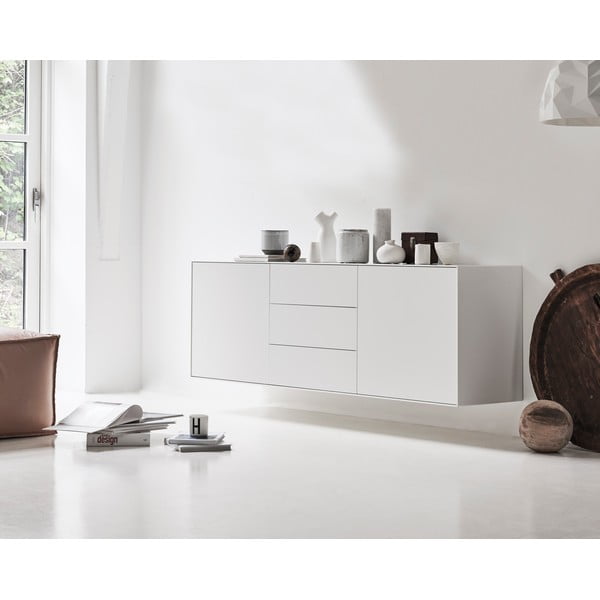 Comodă joasă albă 180x59 cm Edge by Hammel - Hammel Furniture-image-1