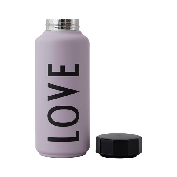 Sticlă termos Design Letters Love, 500 ml, violet-image-1