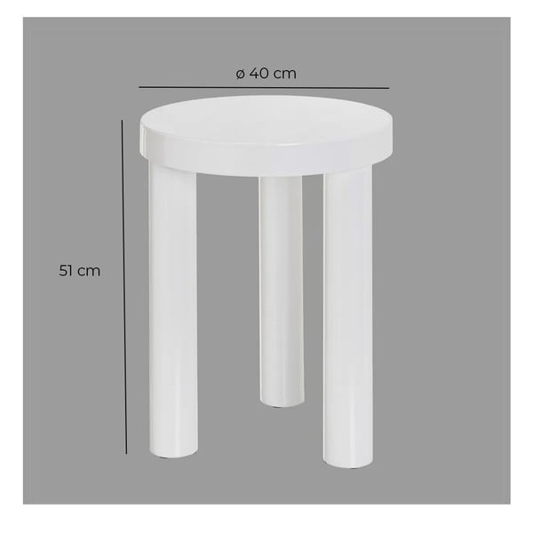 Măsuță auxiliară rotundă ø 40 cm Dórica – Casa Selección-image-3