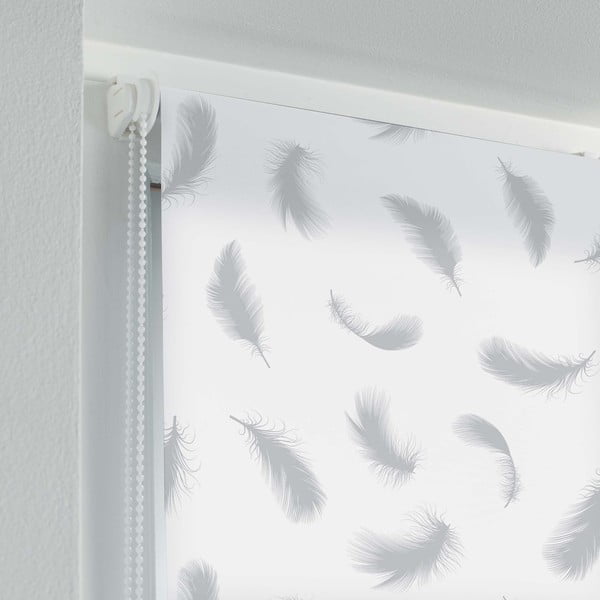 Jaluzea albă din material textil 60x90 cm Envolea – douceur d'intérieur-image-1