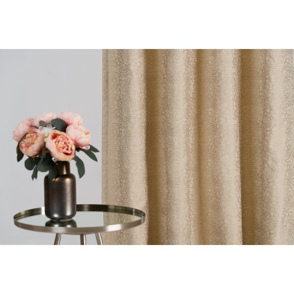Draperie bej din jacquard 140x260 cm Marciano – Mendola Fabrics-image-3