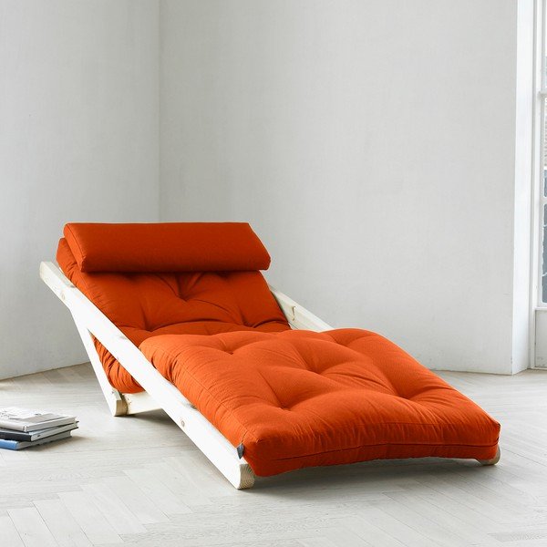 Fotoliu Karup Figo, Raw/Orange, 70 cm-image-1