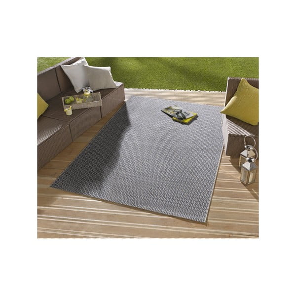 Covor adecvat interior/exterior NORTHRUGS Coin, 140 x 200 cm albastru-image-1