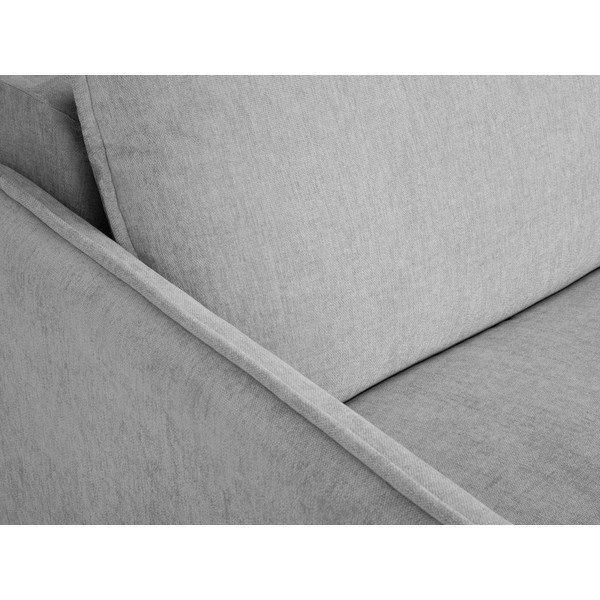 Canapea gri deschis extensibilă 166 cm Dalida – Micadoni Home-image-1