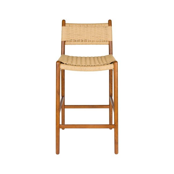 Scaun de bar în culoare naturală din lemn de fag (înălțime șezut 67,5 cm) Cecile – Dutchbone-image-2