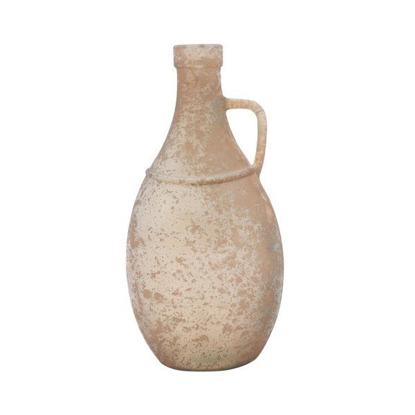 Vază din sticlă reciclată Mauro Ferretti Roma,, ⌀ 12,5 cm, bej-image-3