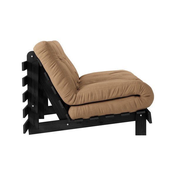 Canapea extensibilă maro 140 cm Roots - Karup Design-image-4