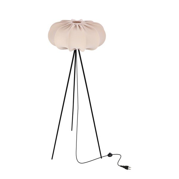 Lampadar bej cu abajur textil (înălțime 147 cm) Cafee – Candellux Lighting