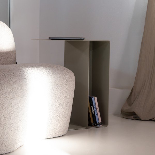 Măsuță auxiliară din oțel 40x30 cm Slide High – Spinder Design-image-2
