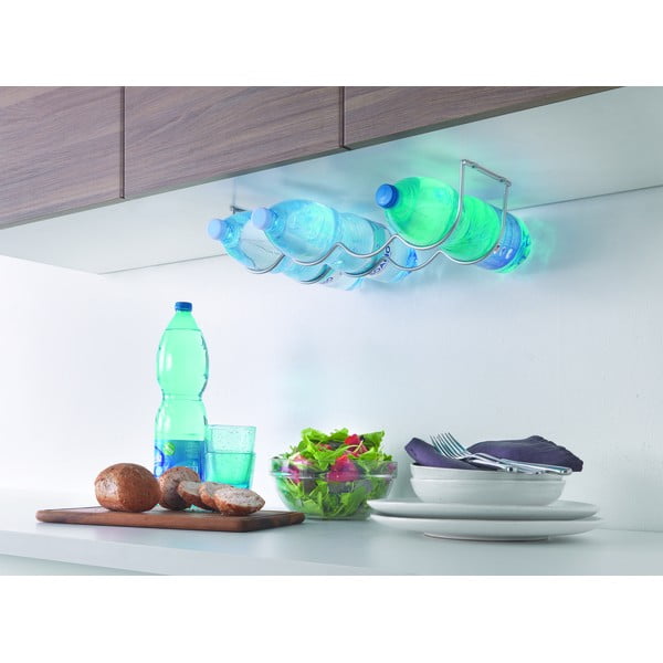 Suport pentru 4 sticle de vin pentru perete din metal My-Bottle – Metaltex-image-1