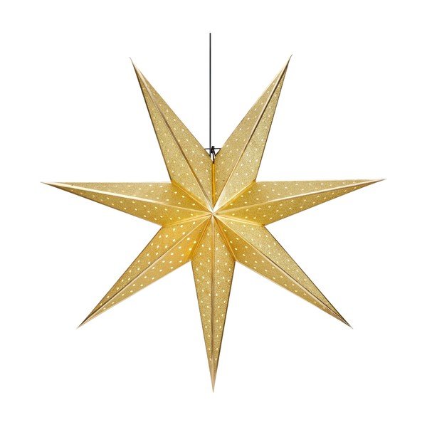 Decorațiune suspendată de Crăciun Markslöjd Glitter, lungime 75 cm, auriu
