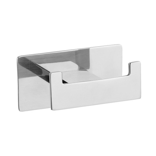 Cârlig argintiu lucios autoadeziv din oțel inoxidabil Genova – Wenko-image-2