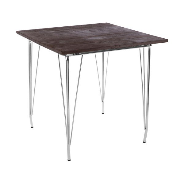 Masă de dining din lemn de ulm ø 80 cm District – Premier Housewares