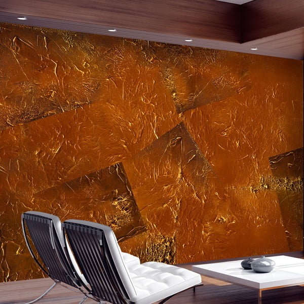Tapet format mare Artgeist Golden Magma, 280 x 400 cm