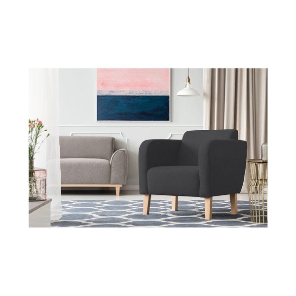 Fotoliu Kooko Home Swing, gri închis -image-1
