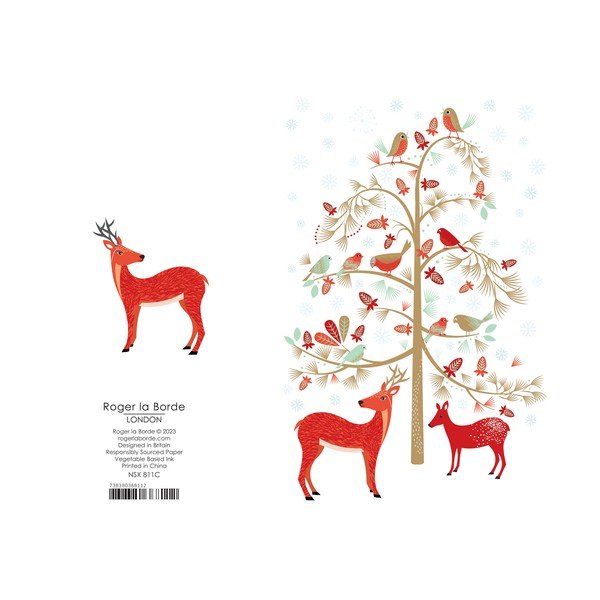 Felicitări 8 buc.  cu model de Crăciun Christmas  – Roger la Borde-image-2