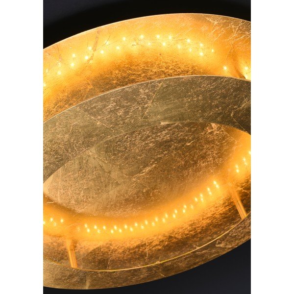 Plafonieră aurie LED cu abajur din metal 50x50 cm Merle – Candellux Lighting-image-1