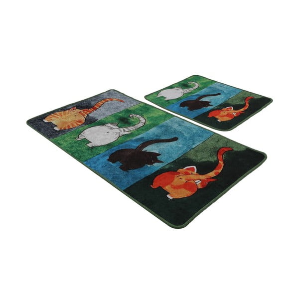 Covorașe de baie 2 buc. 60x100 cm Gatto Carino – Foutastic-image-4