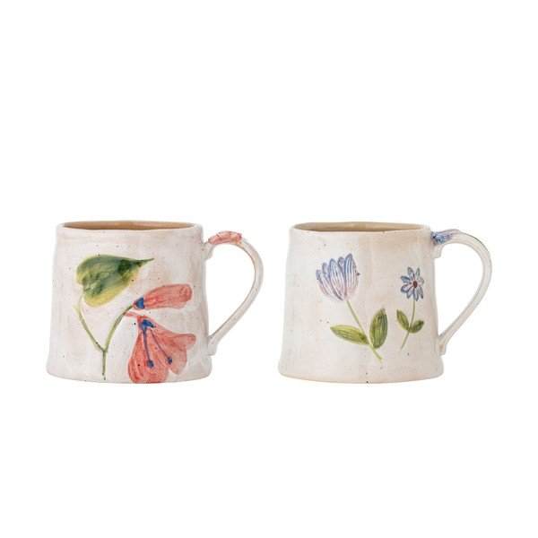 Căni crem 2 buc. din ceramică 430 ml Camilla – Bloomingville