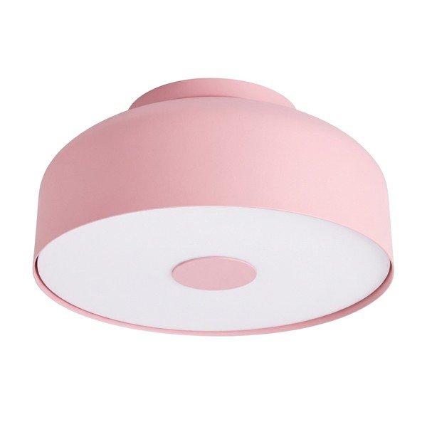 Plafonieră roz din oțel ø 30 cm Omiq – Sollux