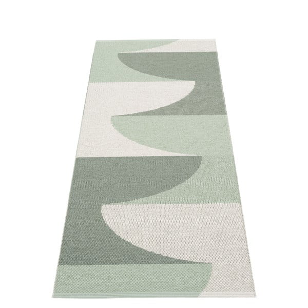 Covor tip traversă pentru interior și exterior verde 70x180 cm Hill Army Misty Mint – Pappelina