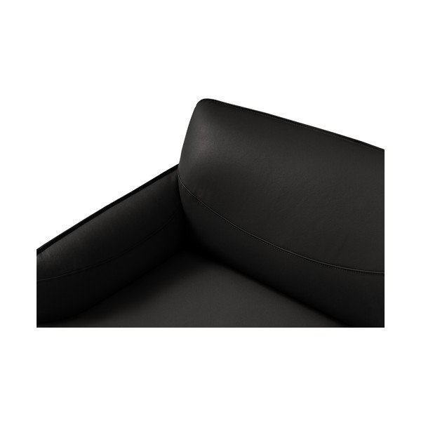 Fotoliu din piele Windsor & Co Sofas Neso, negru-image-4
