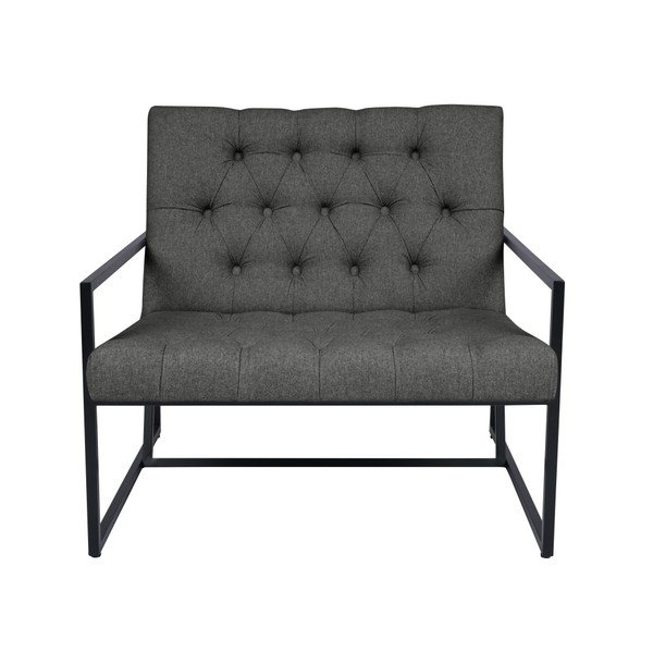 Fotoliu Mazzini Sofas Aster, gri închis-image-2