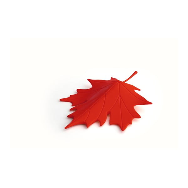 Opritor ușă în formă de frunză Qualy&CO Autumn, roșu