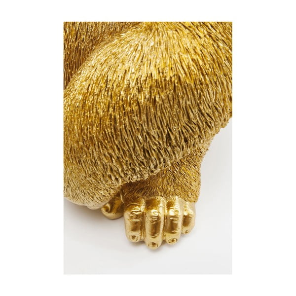 Statuetă decorativă Kare Design Gorilla, auriu-image-3