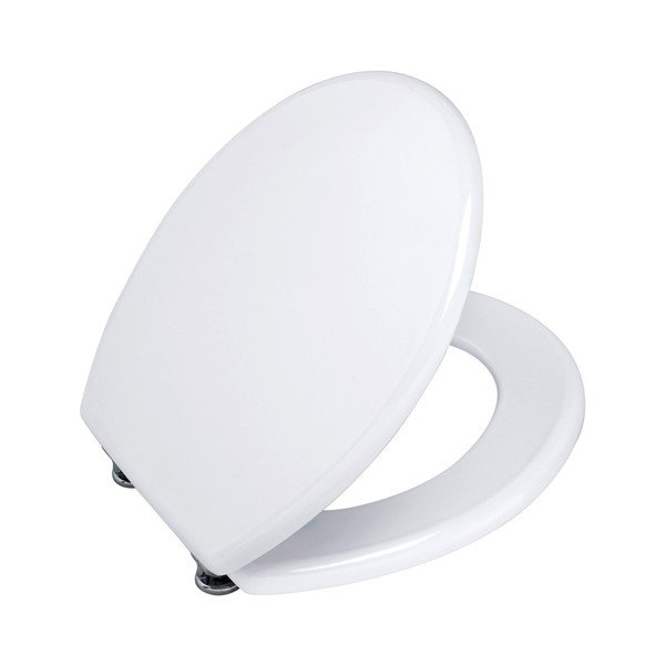 Capac WC din lemn Capac WC Wenko Prima, 41 x 38 cm, alb-image-2