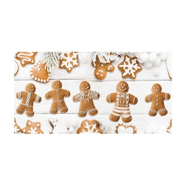 Traversă de masă Crido Consulting Festive Gingerbreads, lungime 100 cm