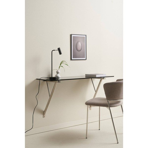 Birou de perete cu blat din sticlă suspendat 40x120 cm Kullaberg – Jotex-image-1