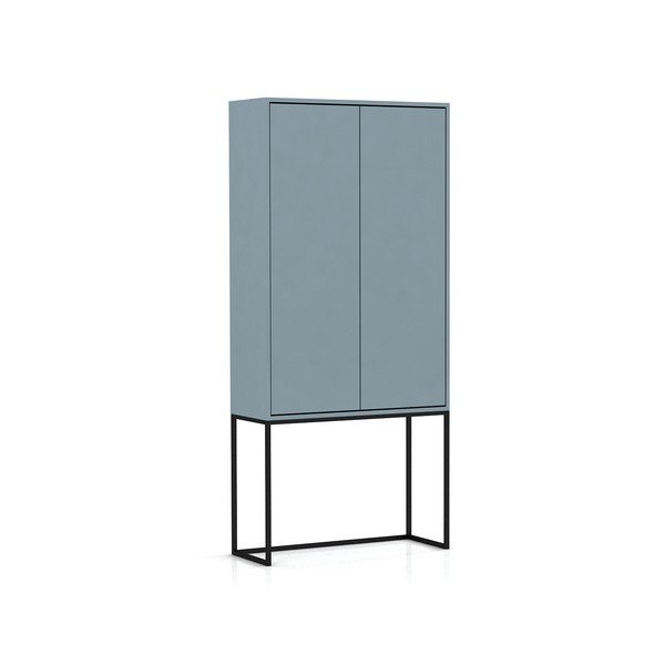 Dulap albastru deschis 75x164,5 cm Lennon – Really Nice Things-image-2