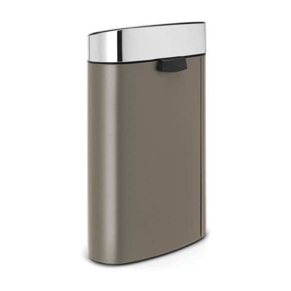 Coș de gunoi gri cu senzori de atingere din oțel 40 l Touch Bin – Brabantia-image-3