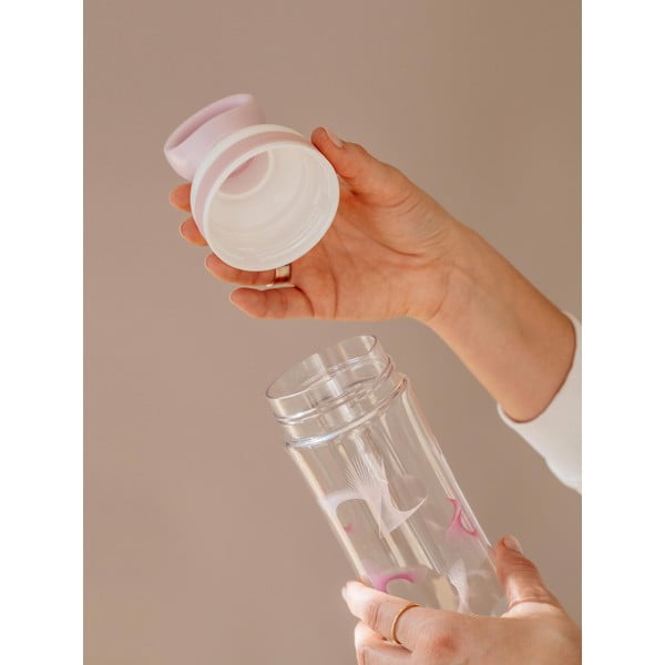 Sticlă Equa Flow Wave, 800 ml, alb-mov-image-2