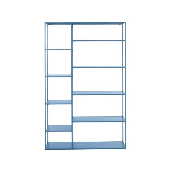 Bibliotecă albastră din metal 120x188 cm Sisto - Støraa-image-3