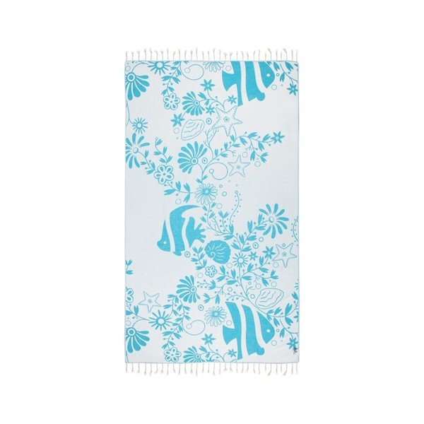 Prosop hammam Kate Louise Helene, 165 x 100 cm, turcoaz-image-2