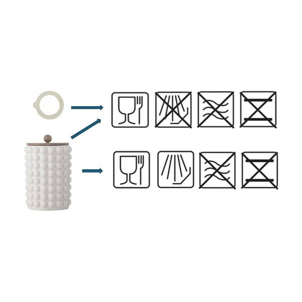 Recipient din gresie pentru biscuiți Madge – Bloomingville-image-4