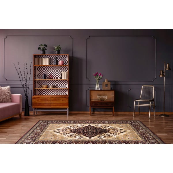 Covor roșu din lână 133x180 cm Audrey – Agnella-image-1