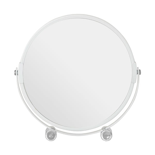 Oglindă cosmetică dublă Premier Housewares, 18 x 19 cm, alb