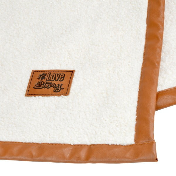 Pătură crem pentru câini 50x70 cm – Love Story-image-4