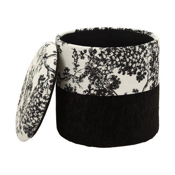 Puf alb-negru Oriental Style – Mauro Ferretti-image-3