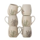 Căni bej 6 buc. din gresie 400 ml Bea – Bloomingville