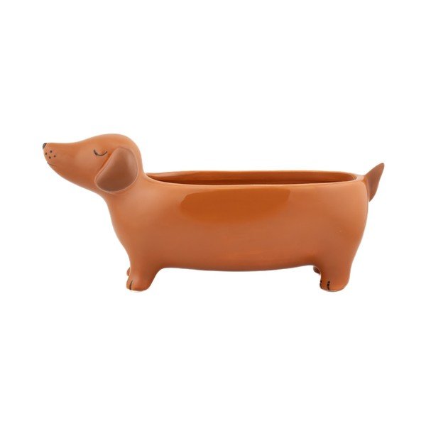 Ghiveci decorativ din ceramică Sausage Dog – Sass & Belle-image-3
