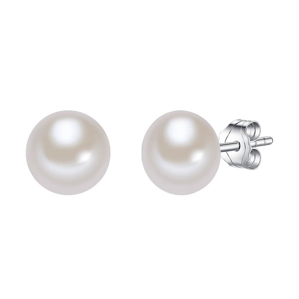 Cercei cu perlă albă Chakra Pearls