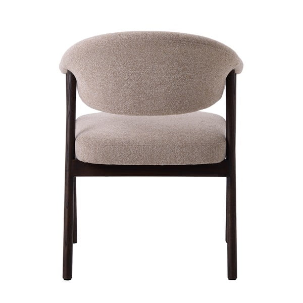 Set de scaune de sufragerie bej cu cotiere 2 buc. din lemn de stejar Elk – Unique Furniture-image-3