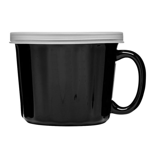 Cană pentru supă Sagaform 500 ml, negru-image-1