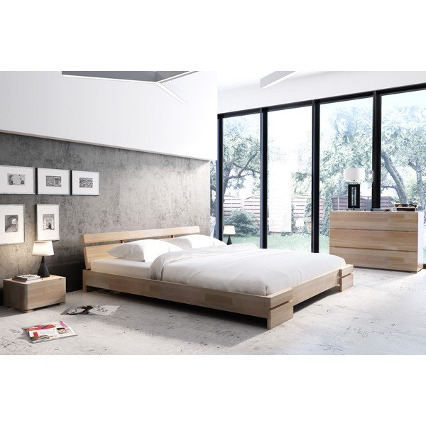 Comodă din lemn de fag cu 3 sertare SKANDICA Sparta-image-3